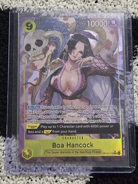 Boa Hancock (Special Alternate Art) Super Rare character card (OP14-112)